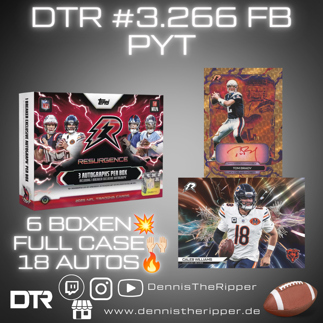 DTR #3266 FB Resurgence Breaker Full Case PYT Group Break