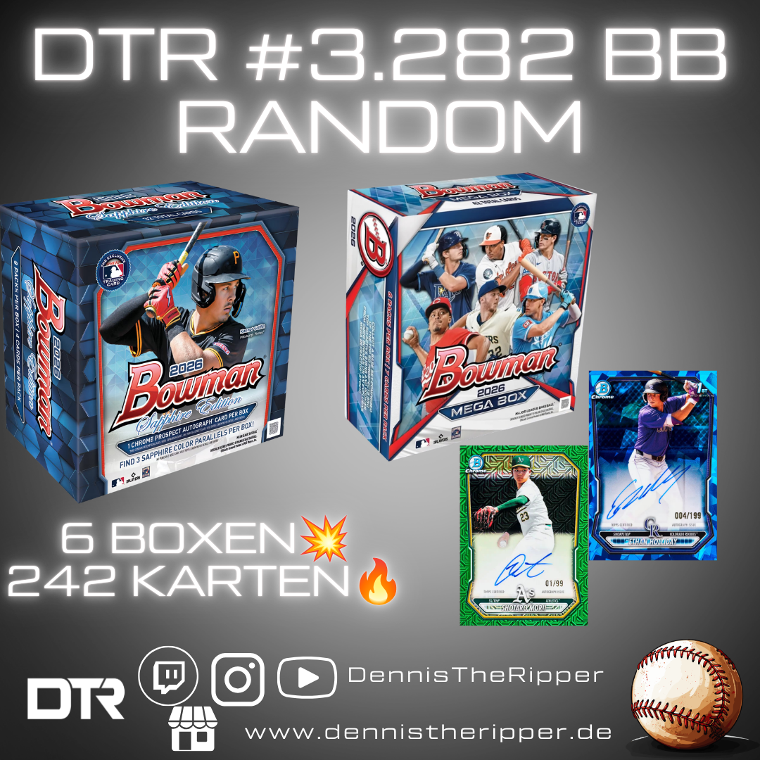 DTR #3282 BB Bowman x Sapphire 6 Boxer Random Group Break