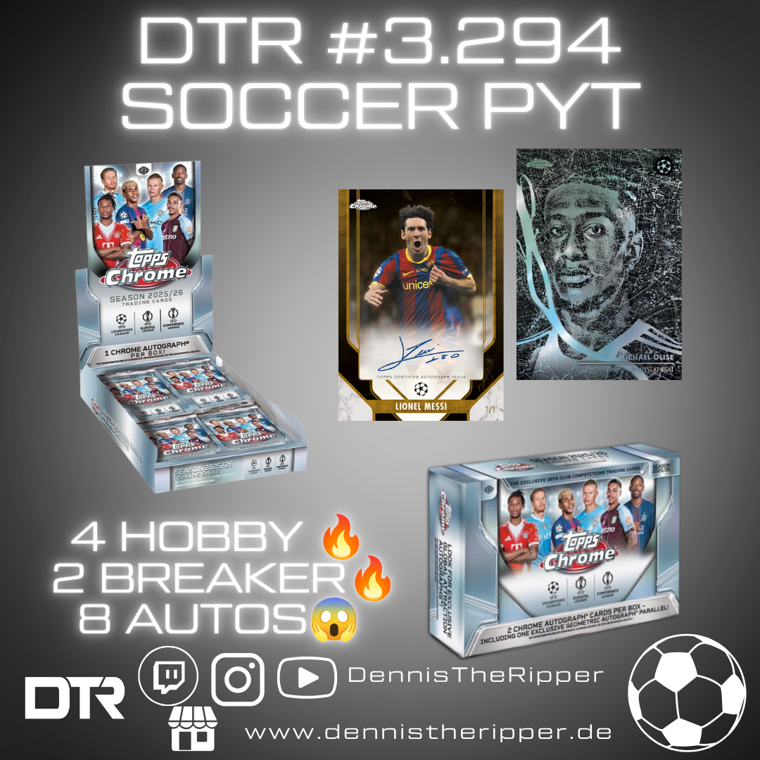DTR #3294 Soccer Chrome Hobby x Breaker 6 Boxer PYT/PYP Group Break