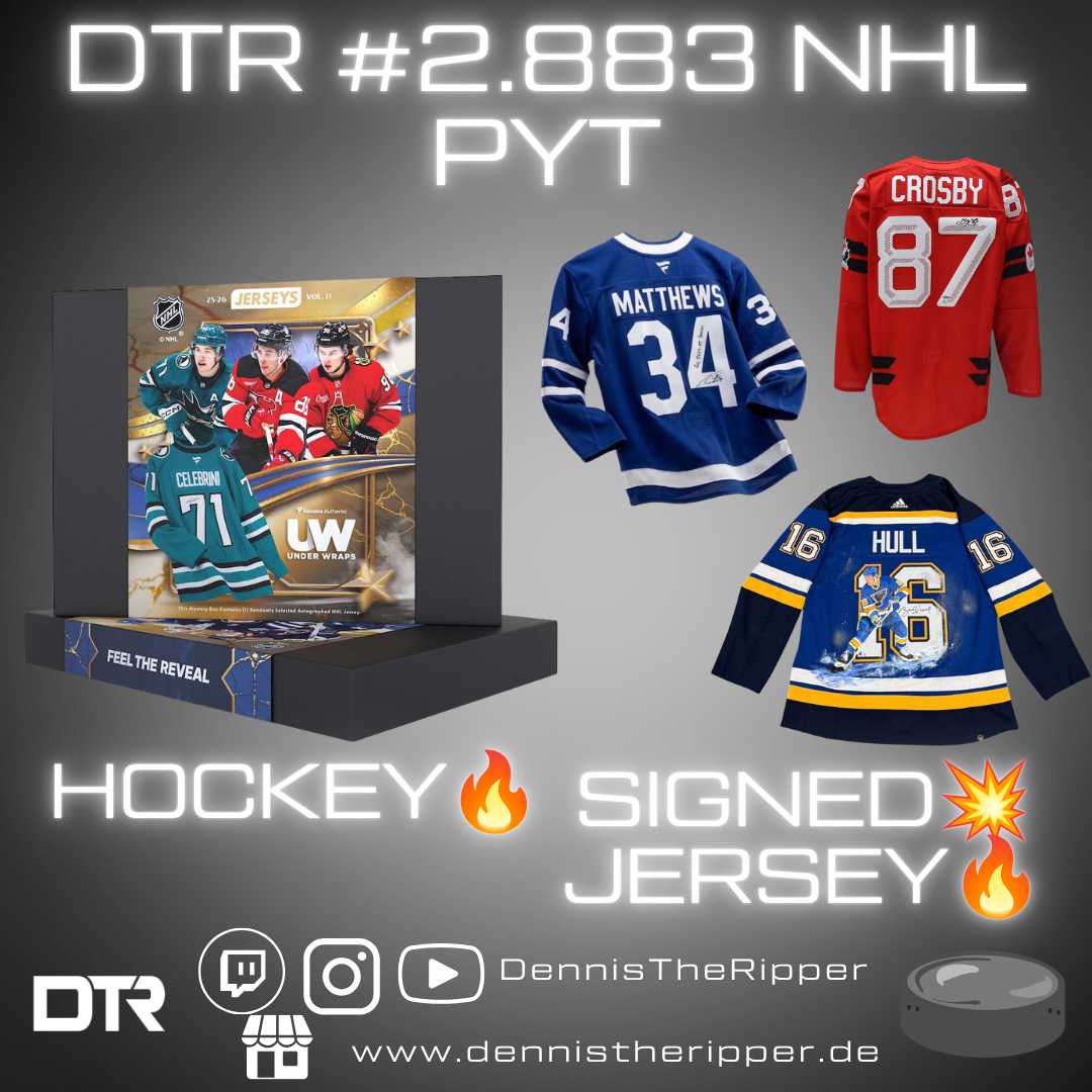 DTR #2883 NHL Underwraps Jerseys 1 Box PYT Group Break