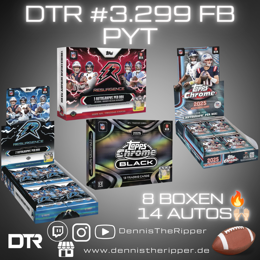 DTR #3299 FB Resurgence x Chrome Black x Chrome 8 Boxer PYT Group Break