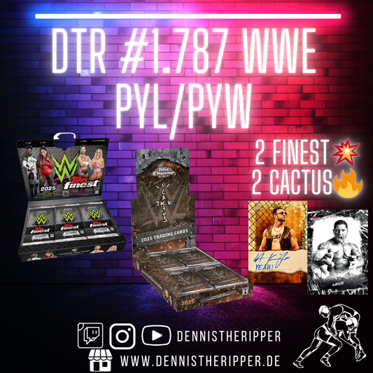 DTR #1787 WWE Cactus x Finest PYW/PYL Group Break