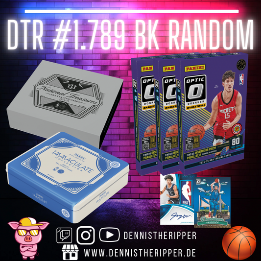 DTR #1789 BK NT Immaculate Mixer Random Group Break PS