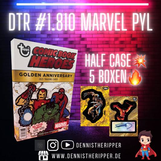 DTR #1810 Marvel Comic Book Half Case Group Break PYC/PYL