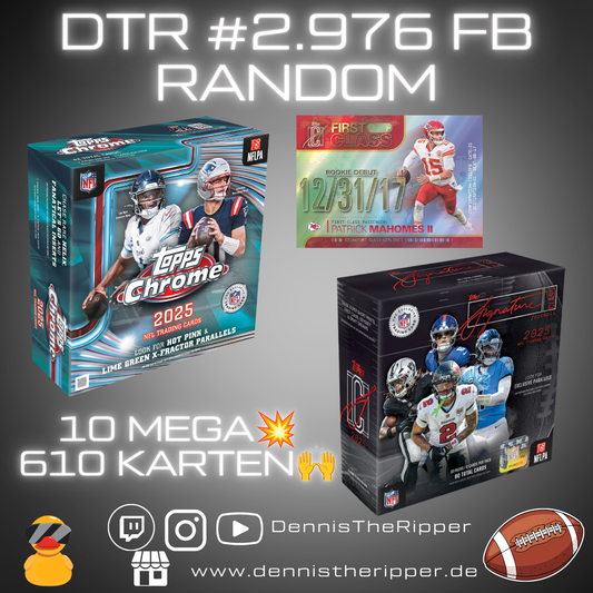 DTR #2976 FB Chrome X Signature 10 Boxer Random Group Break Free Spot 💥