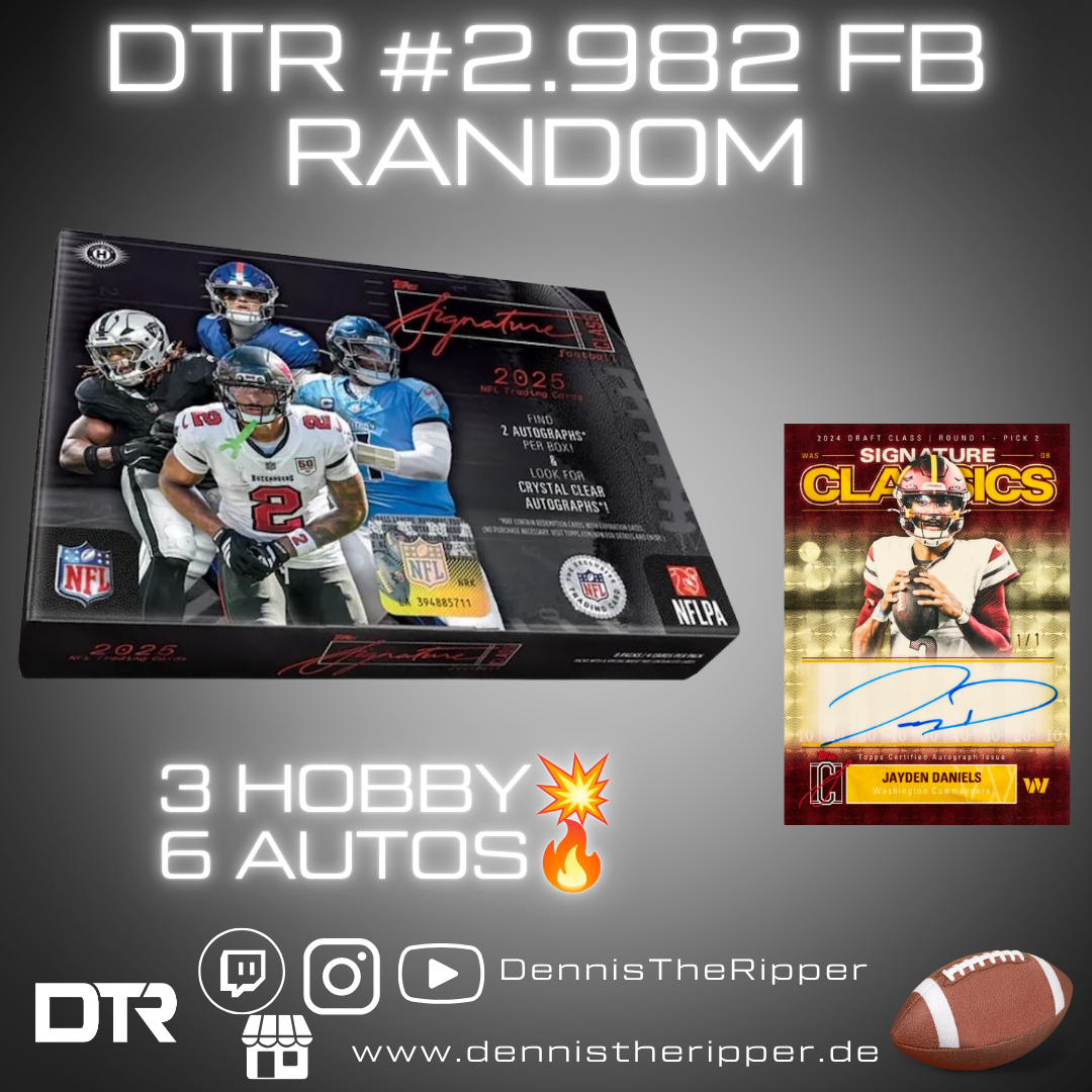 DTR #2982 FB Signature Class 3 Boxer Random Group Break