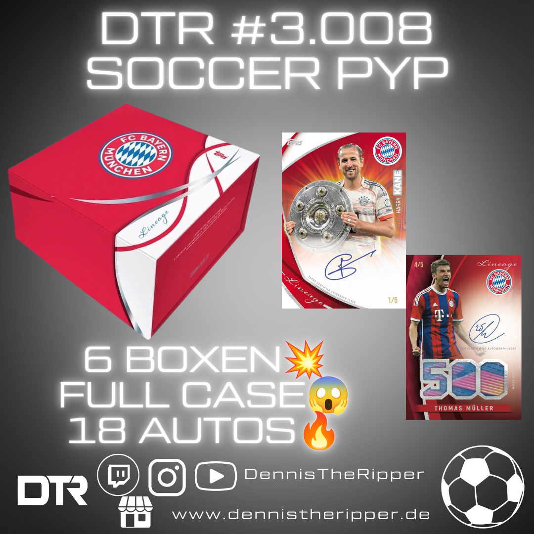 DTR #3008 Soccer FC Bayern Lineage Full Case PYT/PYP Group Break