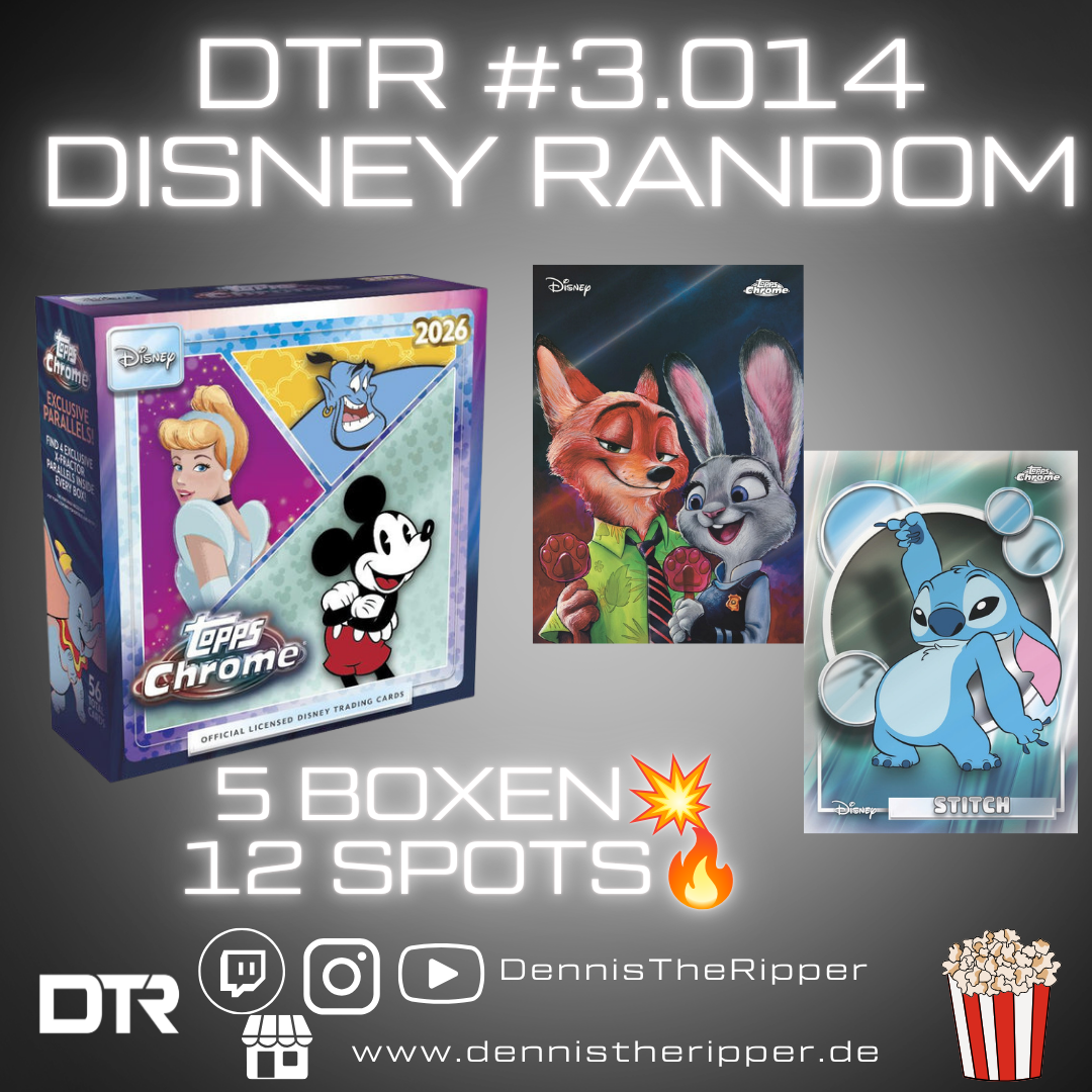25% Filler DTR #3014 Disney Chrome 5 Boxer Random Letter Group Break