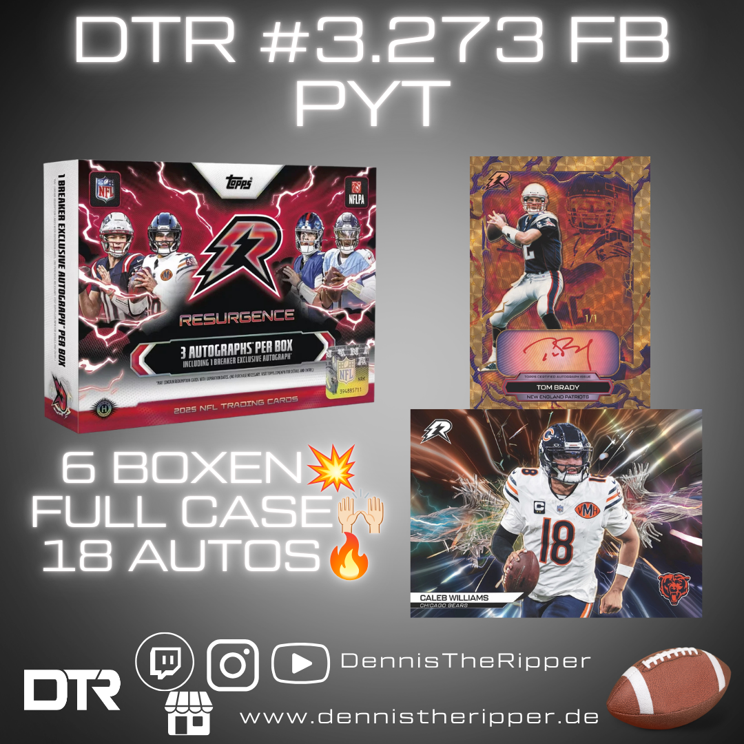 DTR #3273 FB Resurgence Breaker Full Case PYT Group Break