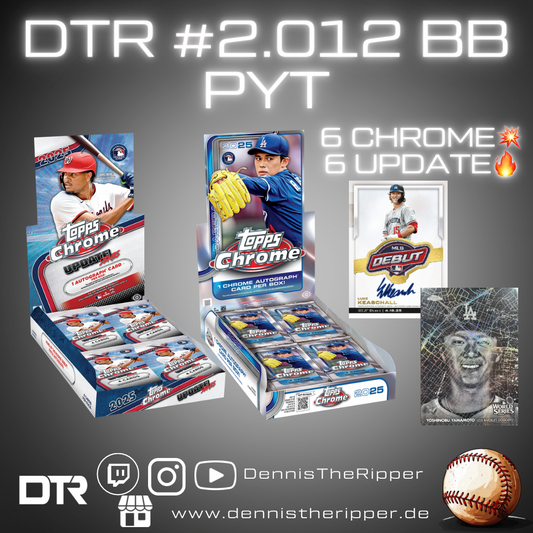 DTR #2012 BB Chrome Hobby Mixer Half Case PYT Group Break