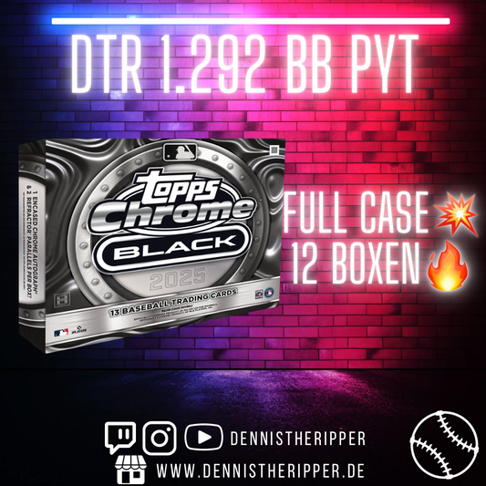 DTR #1292 BB Chrome Black Full Case Group Break PYT