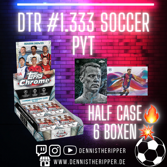 DTR #1333 Soccer UCC Chrome Hobby PYT Half Case 2/2