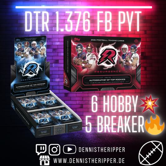 DTR #1376 FB Resurgence Breaker Hobby PYT Group Break Half Case 2/2
