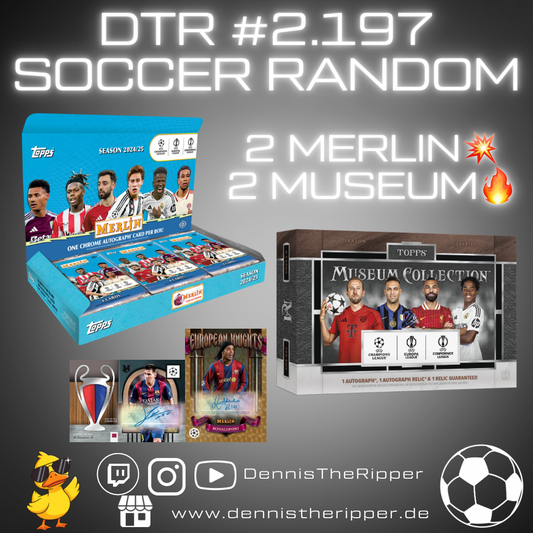DTR #2197 Soccer Museum Merlin Mixer Random Group Break Free Spot!💥 50% Filler