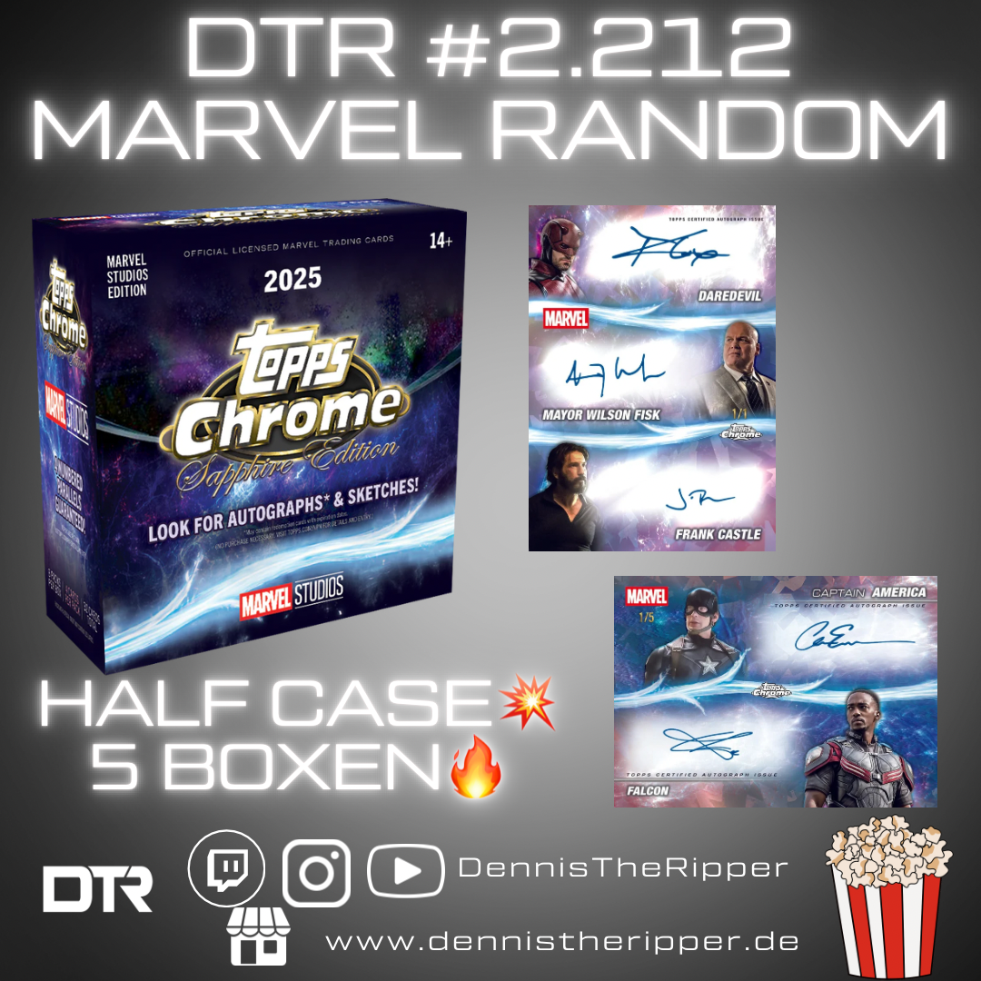 DTR #2212 Marvel Studios Random Half Case Group Break 1/2 10% Filler ...