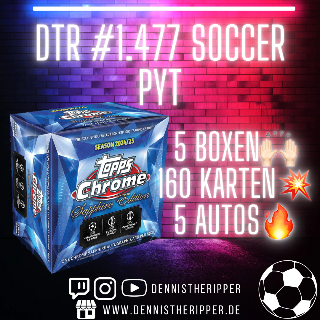 DTR #1477 Soccer UCC Sapphire PYT 5 Boxer 10 Filler Juventus & Inter ...