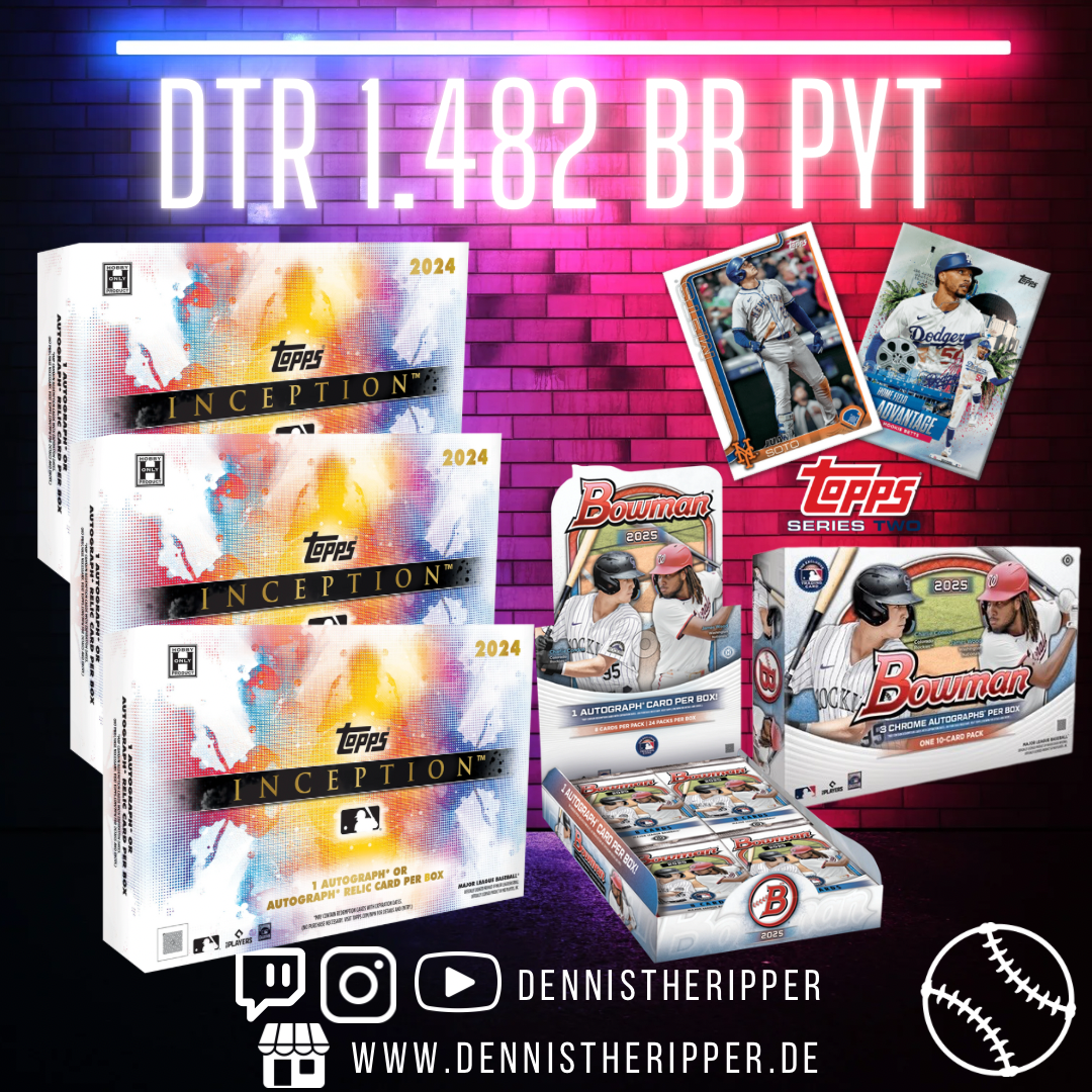 Pyt Packs DTR #1482 BB Group Break PYT 10 Filler Rangers & 4x Retail Pack ...