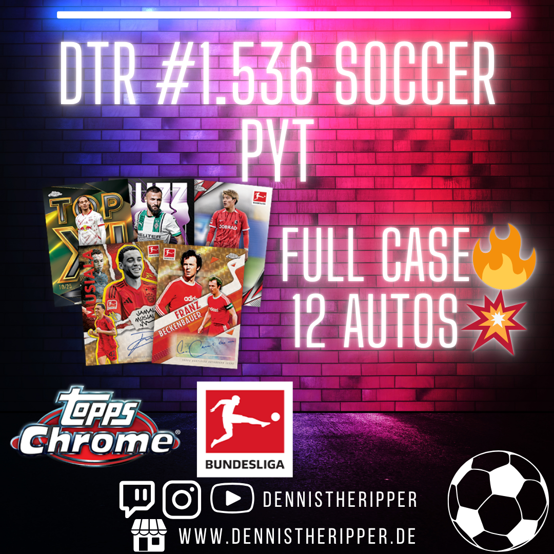DTR #1536 Topps Chrome BuLi Soccer PYT Group Break Full Case 2 10 Mini ...