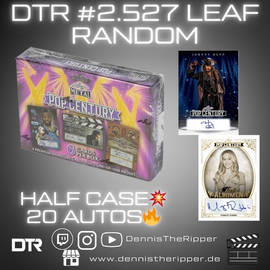 DTR #2527 Pop Century Metal Half Case Random Letter Group Break