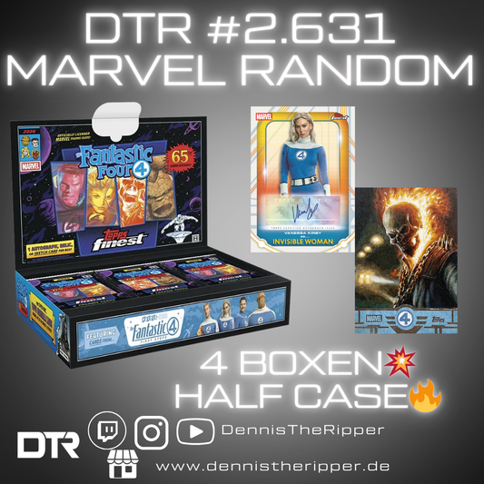 DTR #2631 Marvel Finest Fantastic Four Half Case Random Letter Group Break