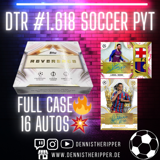 DTR #1618 Soccer UCC Reverence Hobby PYT Full Case LAST DANCE!