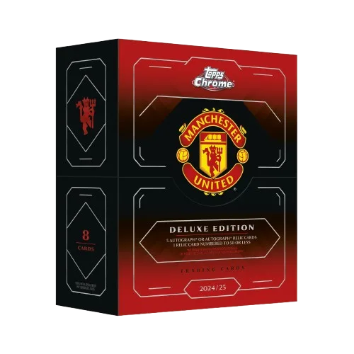 2024-25 Topps Chrome Manchester United Deluxe Hobby Box