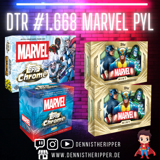 DTR #1668 Marvel Sapphire Mixer 2025 Group Break PYL