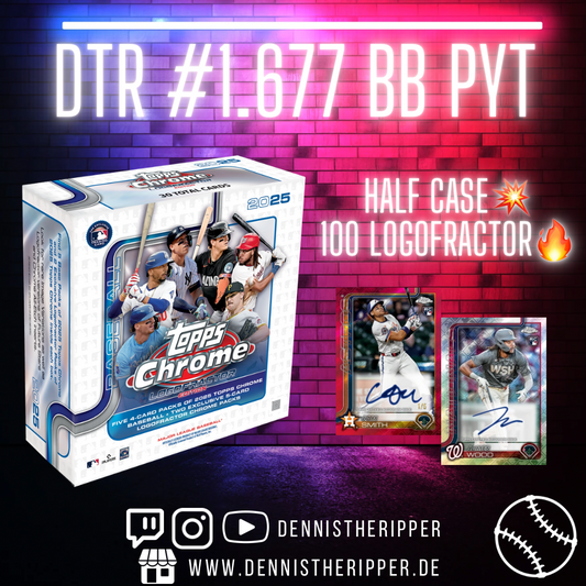 DTR #1677 BB Logo Half Case PYT Group Break 2/2