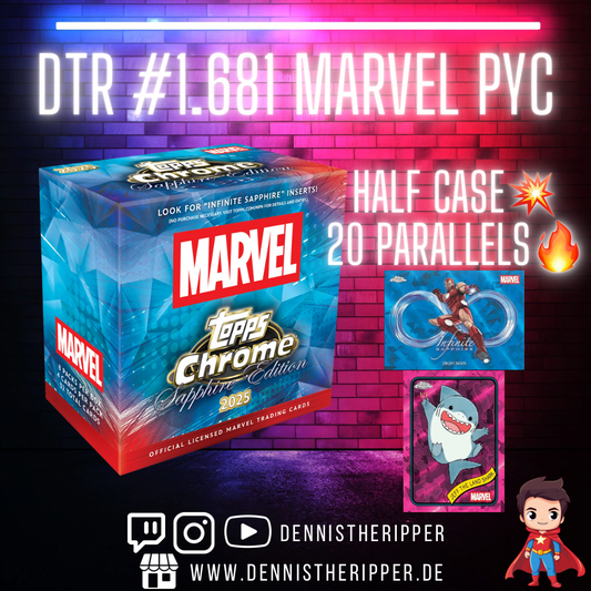 DTR #1681 Marvel Sapphire PYC Half Case Group Break 2/2
