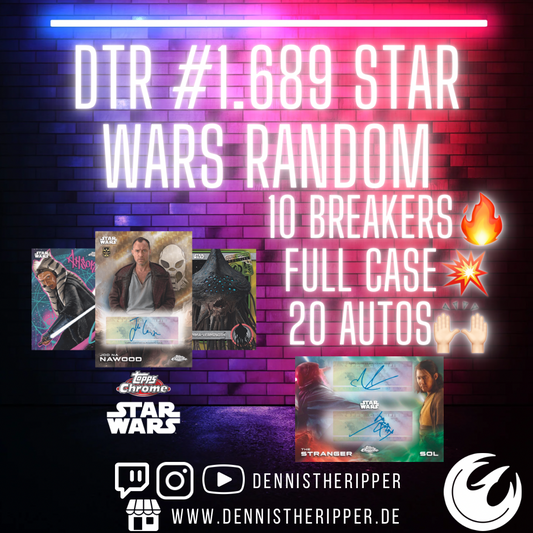 DTR #1689 Star Wars Chrome Random Group Break