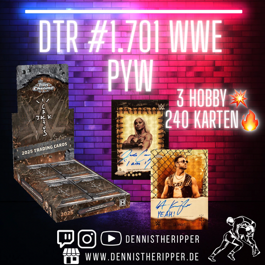 DTR #1701 WWE × Cactus Jack PYW Group Break