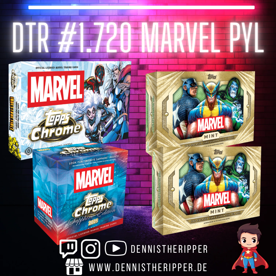 DTR #1720 Marvel Sapphire Mixer 2025 Group Break PYL