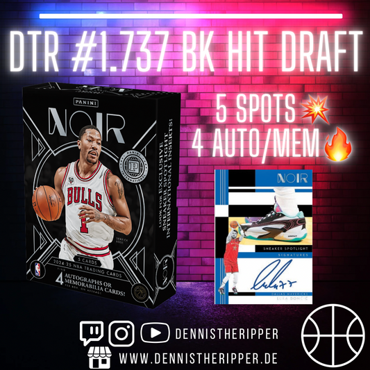 DTR #1737 Noir Hit Draft Group Break