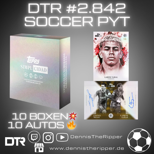 10 Filler 5 Sieger DTR #2842 Soccer Simplicidad Full Case PYT/PYP Group Break