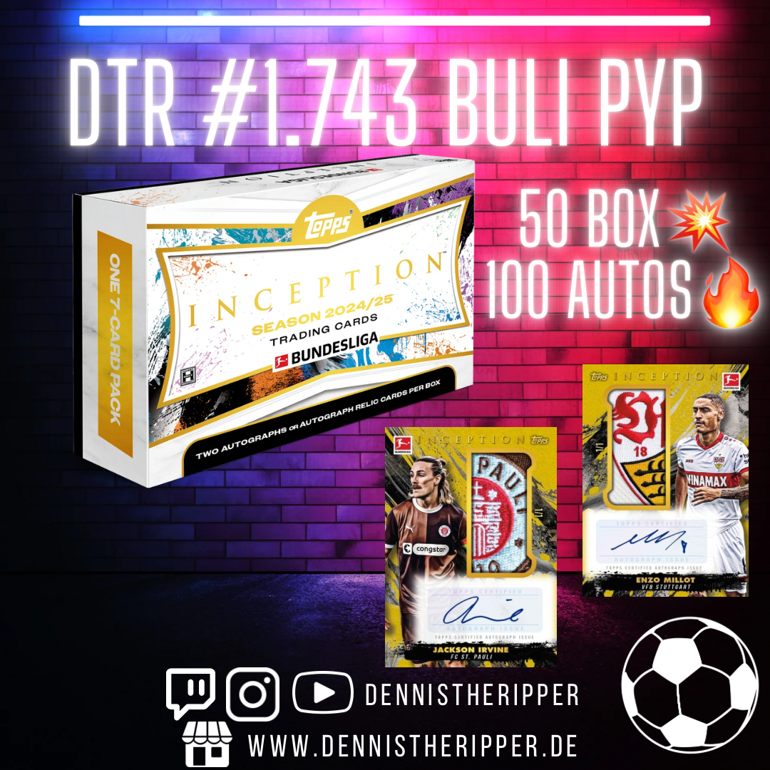 DTR #1743 Buli Inception PYP/PYT Group Break 50 Box