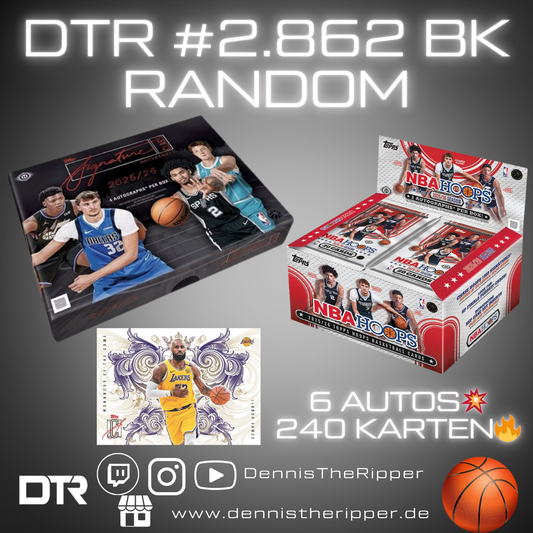 10% Filler DTR #2862 BK Signature Class X Hoops 2 Boxer Random Group Break Free Spot 💥