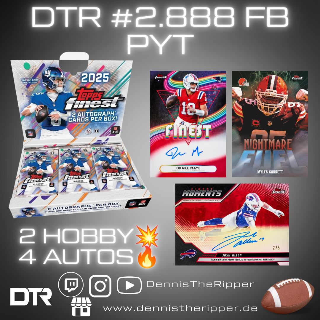 DTR #2888 FB Finest Hobby 2 Boxer PYT Group Break