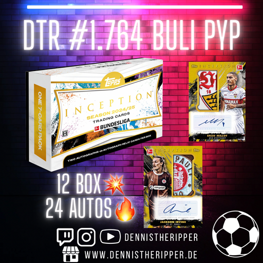 DTR #1764 Buli Inception PYP/PYT Group Break 12 Box Full Case