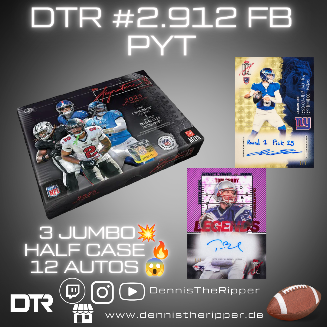 DTR #2912 FB Signature Class Jumbo 2/2 Half Case PYT Group Break