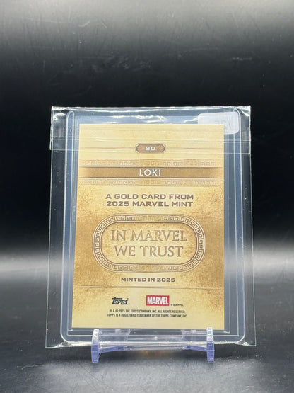 2025 Topps Marvel Mint Loki Orange 15/25
