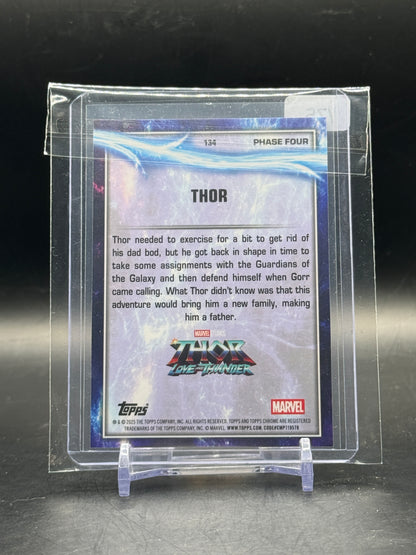 2025 Topps Chrome Marvel Studios Thor Ragnarok Refractor Green 60/75
