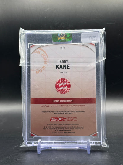 2025-26 Topps FC Bayern München Lineage Harry Kane Gold Auto 21/50
