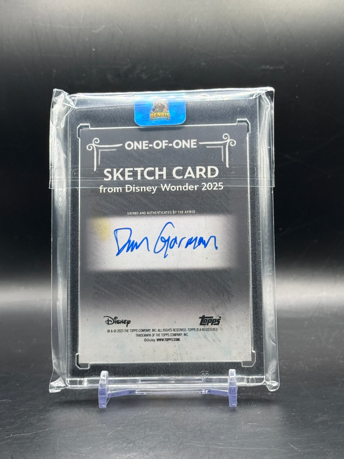 2025 Topps Disney Wonder Snow White Dan Gorman Sketch