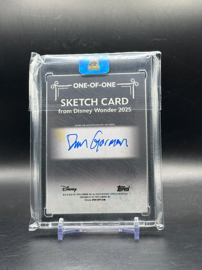 2025 Topps Disney Wonder Snow White Dan Gorman Sketch