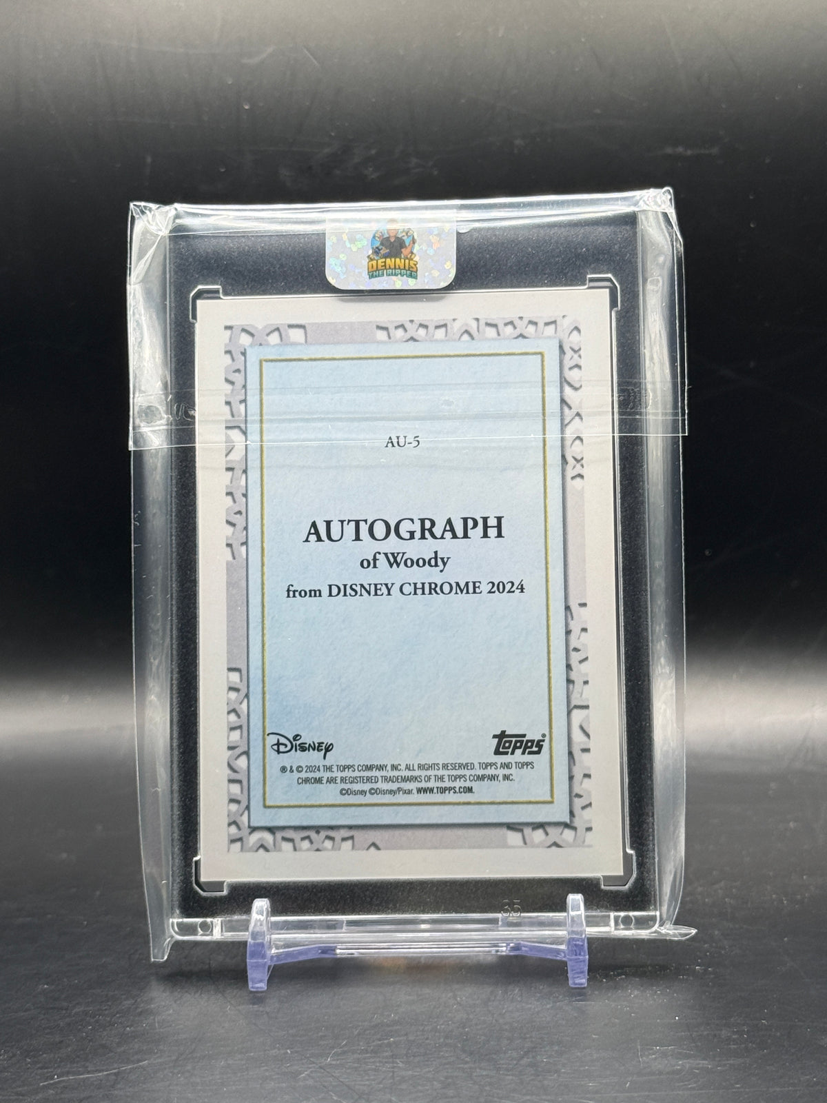 2024 Topps Chrome Disney Woody Mickey Mouse Auto 23/28