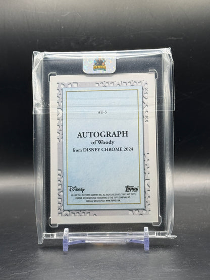 2024 Topps Chrome Disney Woody Mickey Mouse Auto 23/28