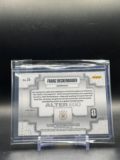 2026 Topps Prizm World Cup Franz Beckenbauer Germany Alter Ego