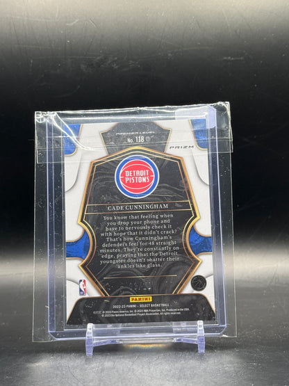 2022-23 Panini Select NBA Cade Cunningham Detroit Pistons Disco Gold 03/10