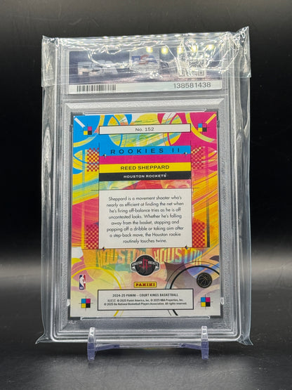 2024 Panini Court kings NBA Reed Sheppard Houston Rockets Rookies II PSA 10 138581438