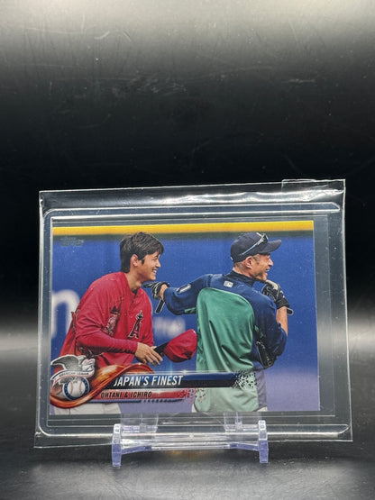 2018 Topps Update Series MLB Ohtani & Ichirio Japan´s Finest